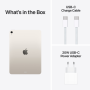 11-inch iPad Air M4 Wi-Fi 128GB - Starlight, Model A3459