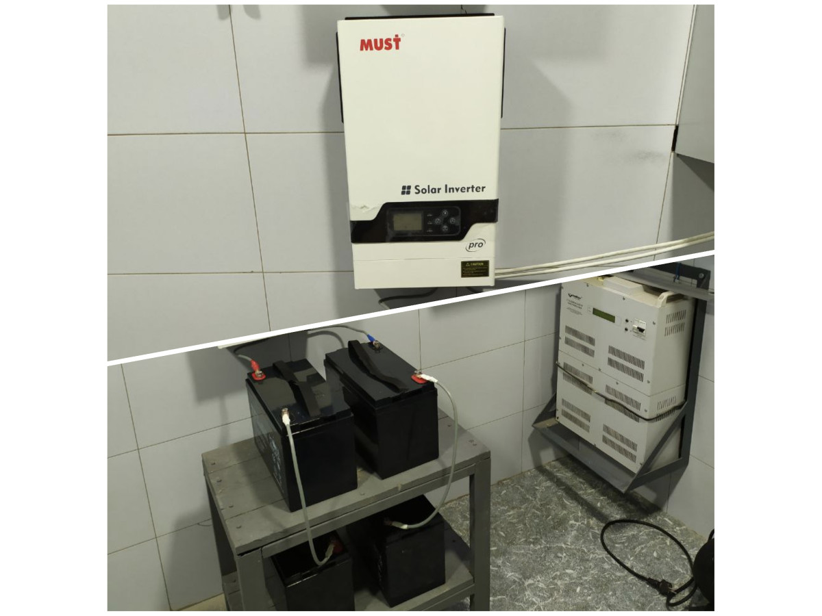 Реализованный Проект: Инвертор/Inverter MUST PV30-5048 VHM (5kVA/5kW) + 4 АКБ 100Ah