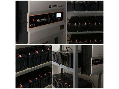 Реализованный Проект: Инвертор MUST PV35-10048 PRO (10kVA/10kW) + 16 АКБ 200Ah