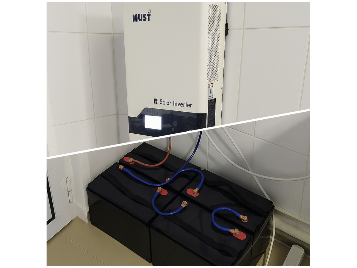 Реализованный Проект: Инвертор MUST PV30-5048 VHM (5kVA/5kW) + 4 АКБ 100Ah